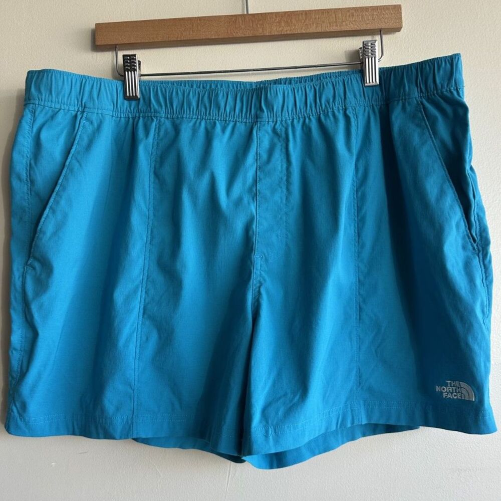 The North Face Class V Pull-On Shorts Men’s XXL Short 5” Inseam Blue Mesh Lined